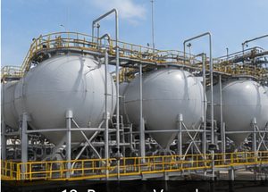 Spherical pressure vessels for LPG and propylene storage